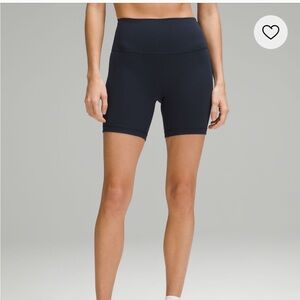 Women's Lululemon Navy Biker Shorts